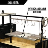 Tagwood BBQ Argentine Santa Maria Wood Fire & Charcoal Gaucho Grill | BBQ03SI--