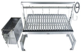 Tagwood BBQ Insert Style Argentine Santa Maria Wood Fire & Charcoal Gaucho Grill without firebricks | BBQ09SS -