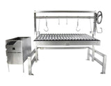 Tagwood BBQ Insert Style Argentine Santa Maria Wood Fire & Charcoal Gaucho Grill without firebricks | BBQ09SS -