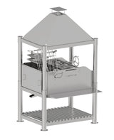 Tagwood BBQ Argentine Santa Maria Wood Fire & Charcoal Gaucho Grill all Stainless Steel | BBQ12SS