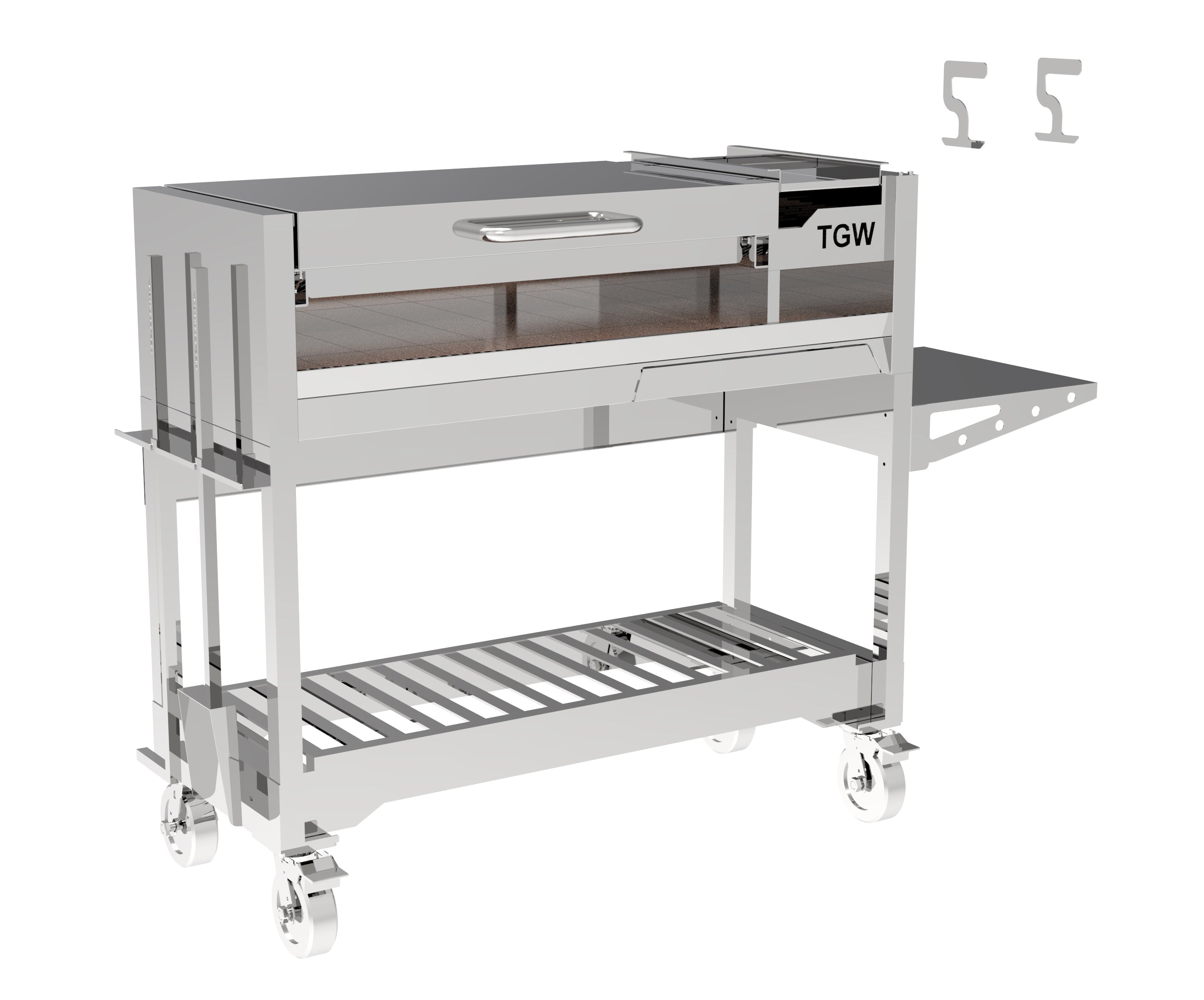Tagwood BBQ Argentine  Wood Fire & Charcoal Gaucho Grill | BBQ18SS-- PRE-ORDER