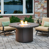 The Outdoor Greatroom Beacon 48" Round Gas Fire Pit Table - BC-20-MNB