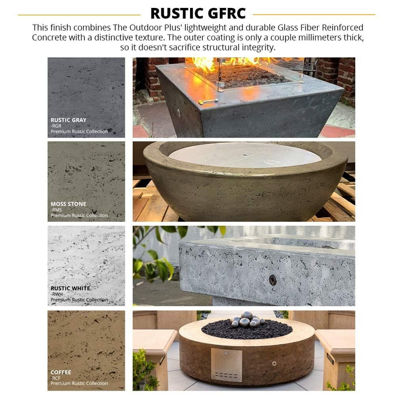 The Outdoor Plus Luna Concrete Water Bowl + Free Cover