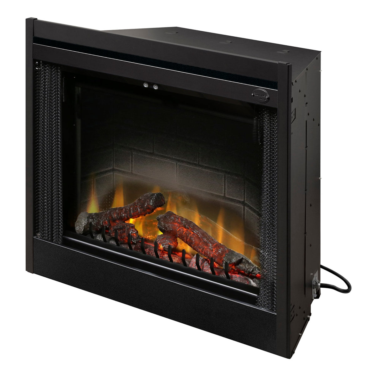 Dimplex Deluxe 33" Built-In Electric Firebox with Glass Pane Kit/Plug Kit/RC - BF33DXP-GPR