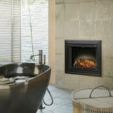 Dimplex Deluxe 33" Built-In Electric Firebox with Glass Pane Kit/Plug Kit/RC - BF33DXP-GPR