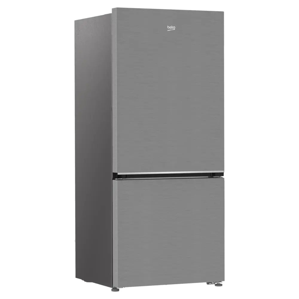 Beko 30" Counter-Depth Bottom Freezer Refrigerator with 16.07 cu. ft. Capacity, HarvestFresh, AeroFlow, Ice Maker in Stainless Steel