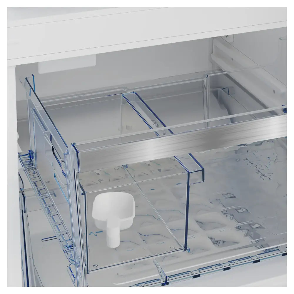 Beko 30" Counter-Depth Bottom Freezer Refrigerator with 16.07 cu. ft. Capacity, HarvestFresh, AeroFlow, Ice Maker in White