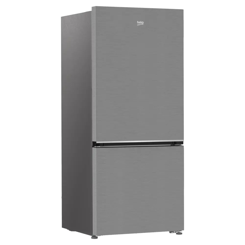Beko 30" Counter-Depth Bottom Freezer Refrigerator with 16.07 cu. ft. Capacity, HarvestFresh, AeroFlow, Ice Maker in White