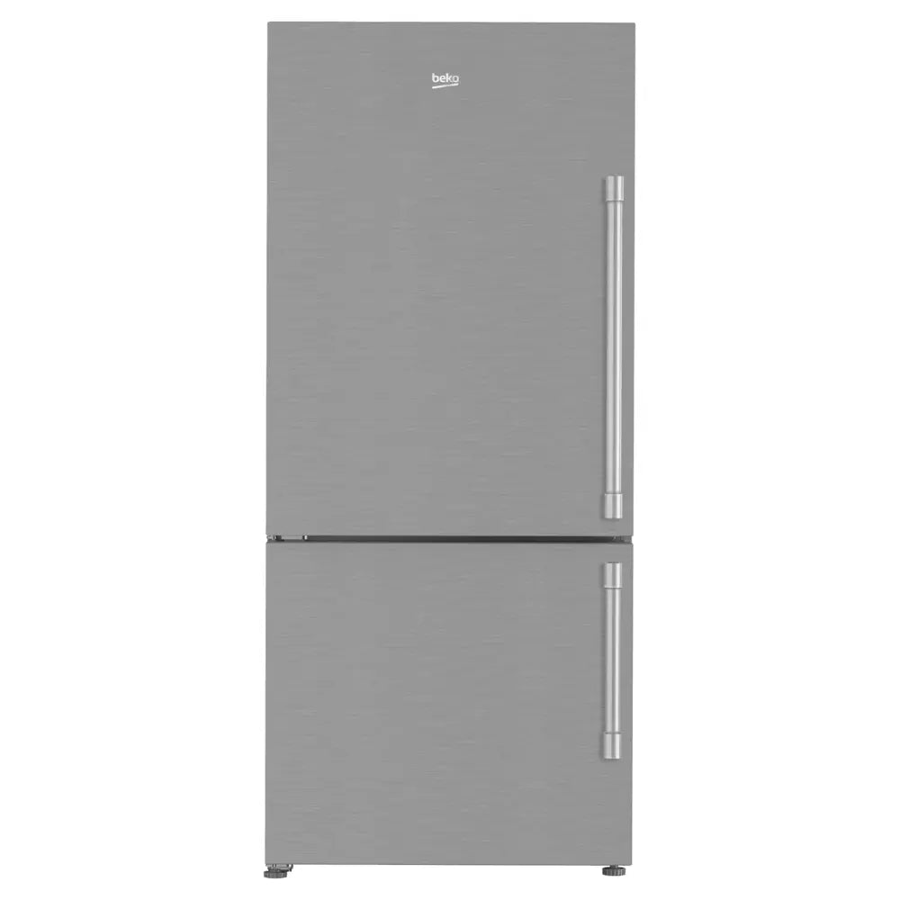 Beko 30" Counter-Depth Smart Bottom Freezer Refrigerator with 16.07 cu. ft. Capacity, Automatic Ice Maker, Energy Star, in Stainless Steel