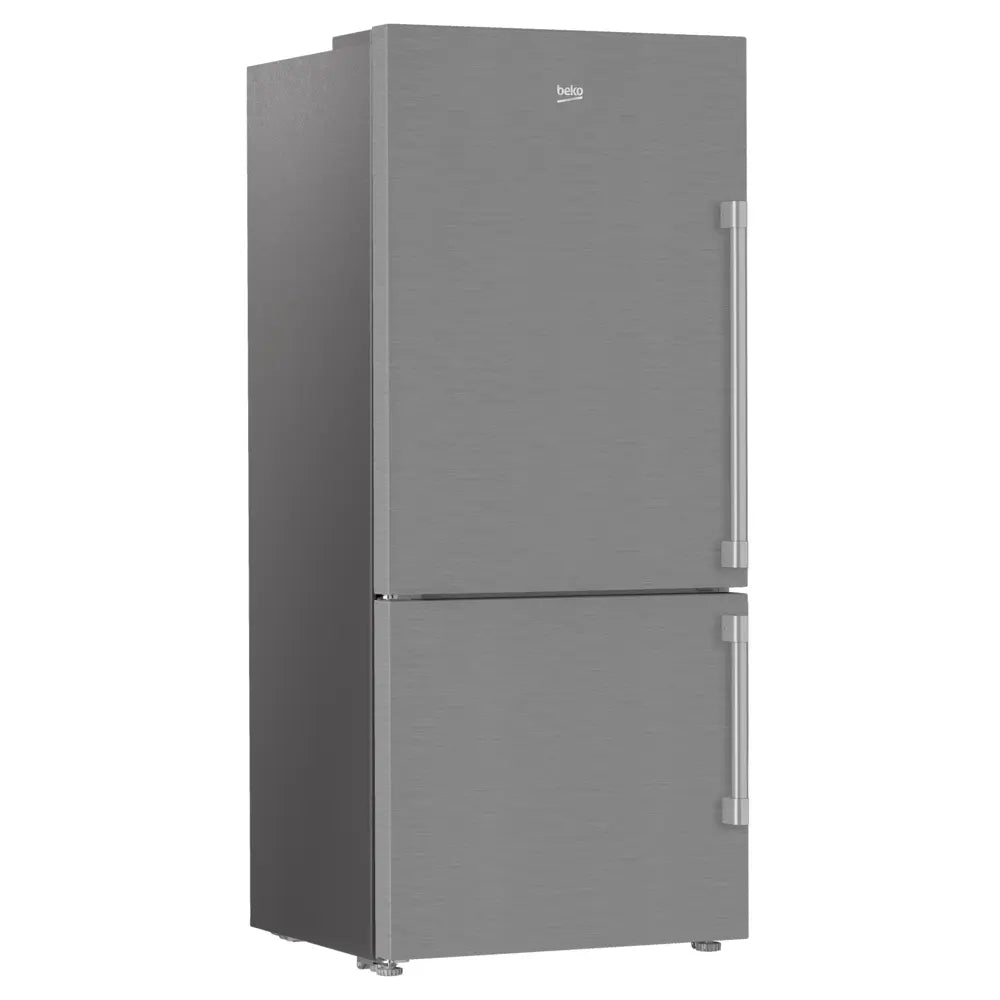 Beko 30" Counter-Depth Smart Bottom Freezer Refrigerator with 16.07 cu. ft. Capacity, Automatic Ice Maker, Energy Star, in Stainless Steel