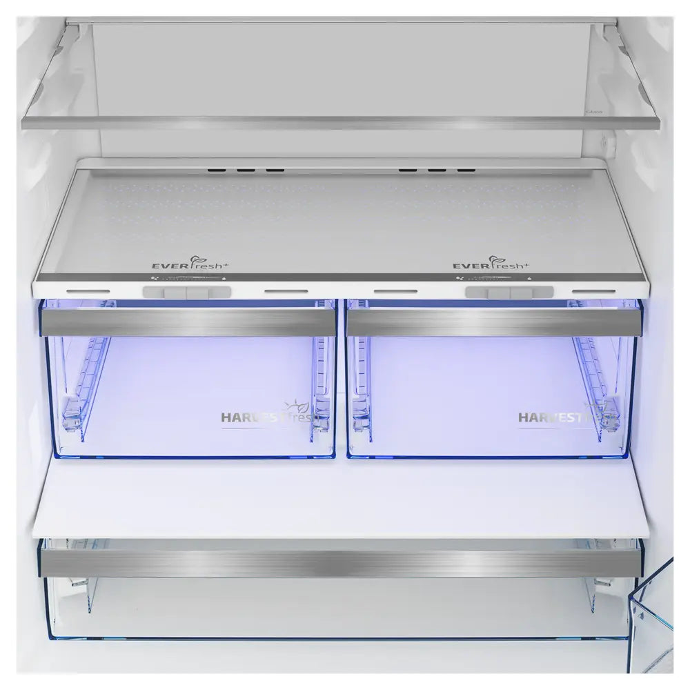 Beko 30" Counter-Depth Smart Bottom Freezer Refrigerator with 16.07 cu. ft. Capacity, Automatic Ice Maker, Energy Star, in Stainless Steel