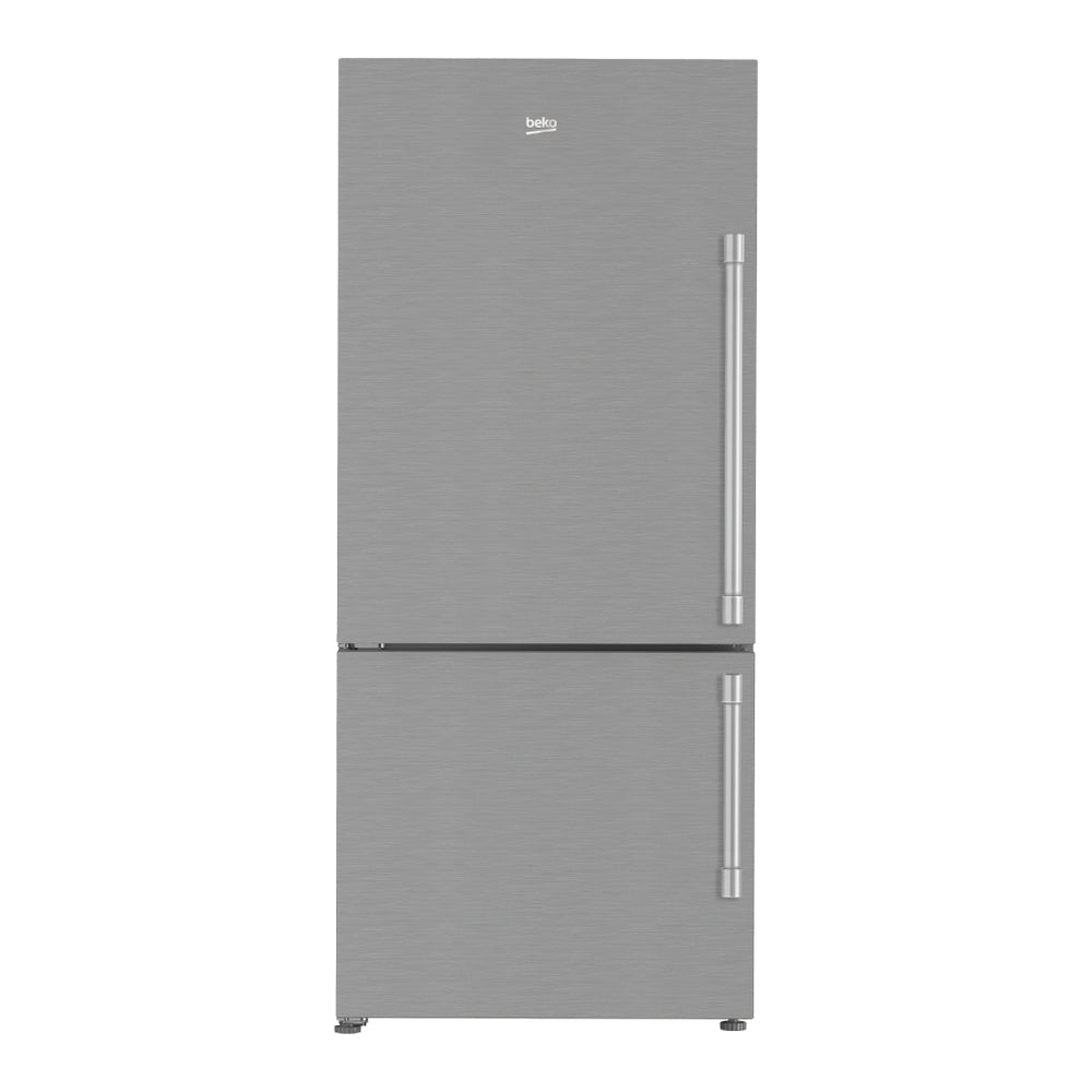Beko 30" Counter-Depth Smart Bottom Freezer Refrigerator with 16.11 cu. ft. Capacity, Energy Star, in Stainless Steel