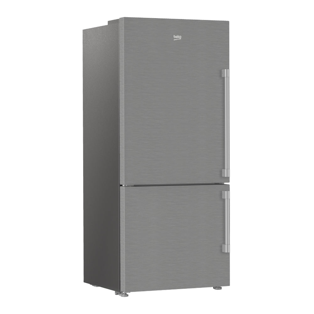 Beko 30" Counter-Depth Smart Bottom Freezer Refrigerator with 16.11 cu. ft. Capacity, Energy Star, in Stainless Steel