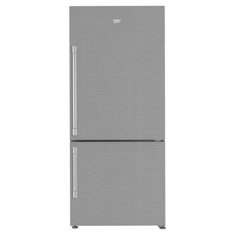 Beko 30" Counter-Depth Smart Bottom Freezer Refrigerator with 16.11 cu. ft. Capacity, Energy Star, in Stainless Steel