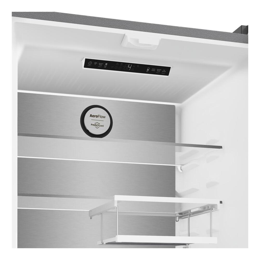 Beko 30" Counter-Depth French Door Refrigerator with 16.09 cu. ft. Capacity, HarvestFresh, AeroFlow, FreshGuard in Fingerprint-Free Stainless Steel