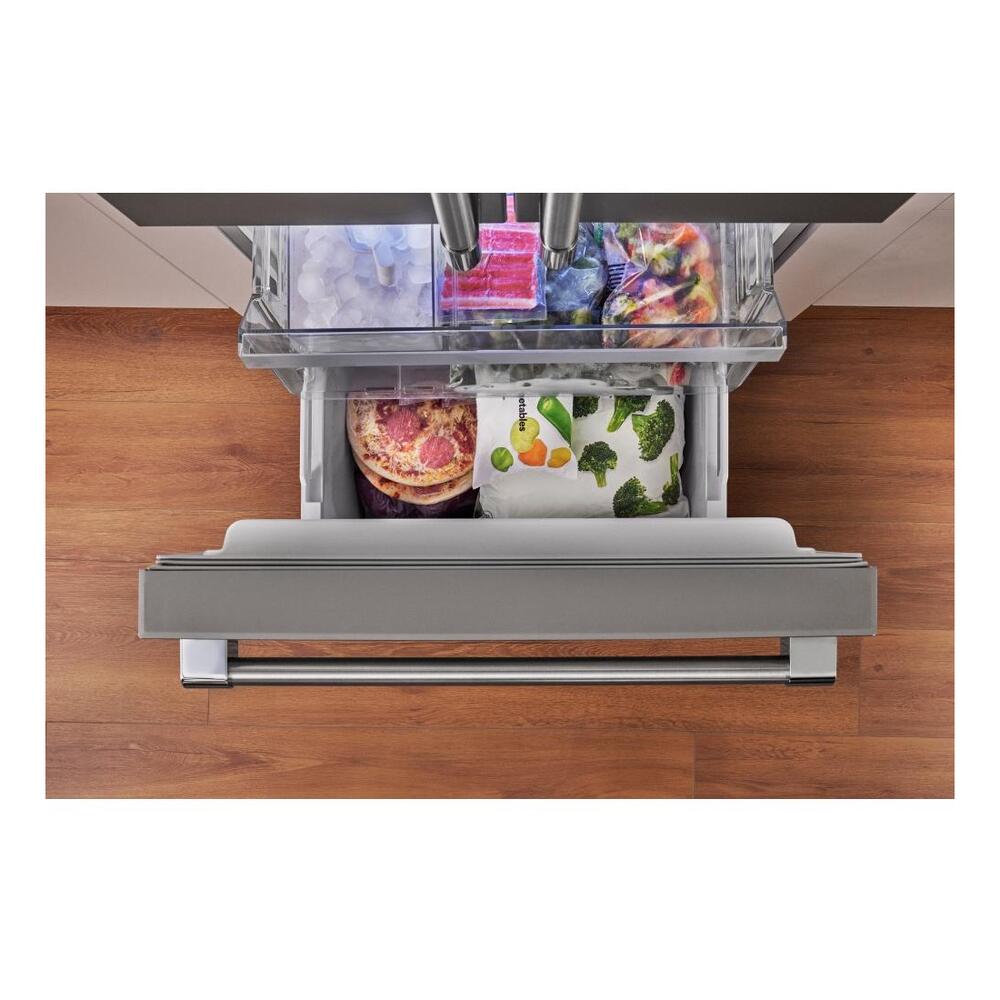 Beko 30" Counter-Depth French Door Refrigerator with 16.09 cu. ft. Capacity, HarvestFresh, AeroFlow, FreshGuard in Fingerprint-Free Stainless Steel
