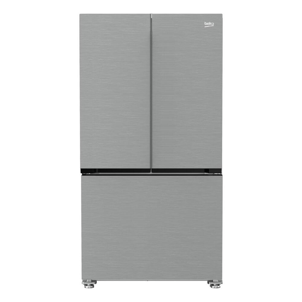 Beko 36" Counter-Depth French Door Refrigerator with 20.5 cu. ft. Capacity, HarvestFresh, IonGuard, Turbo Ice Maker in Fingerprint-Free Stainless Steel