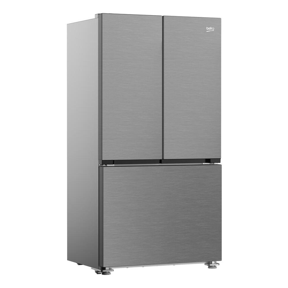 Beko 36" Counter-Depth French Door Refrigerator with 20.5 cu. ft. Capacity, HarvestFresh, IonGuard, Turbo Ice Maker in Fingerprint-Free Stainless Steel