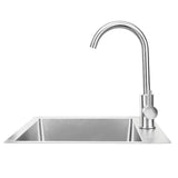 Bull Premium Stainless Steel Dual Mount Sink, 18-Inches