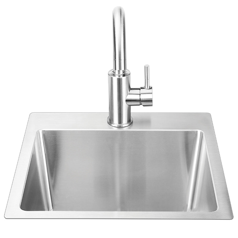 Bull Premium Stainless Steel Dual Mount Sink, 18-Inches