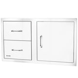 Bull Reversible Access Door with Two Drawer Combo, 30-Inch