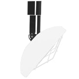 Bull Drop Pole Heater Mount, Black