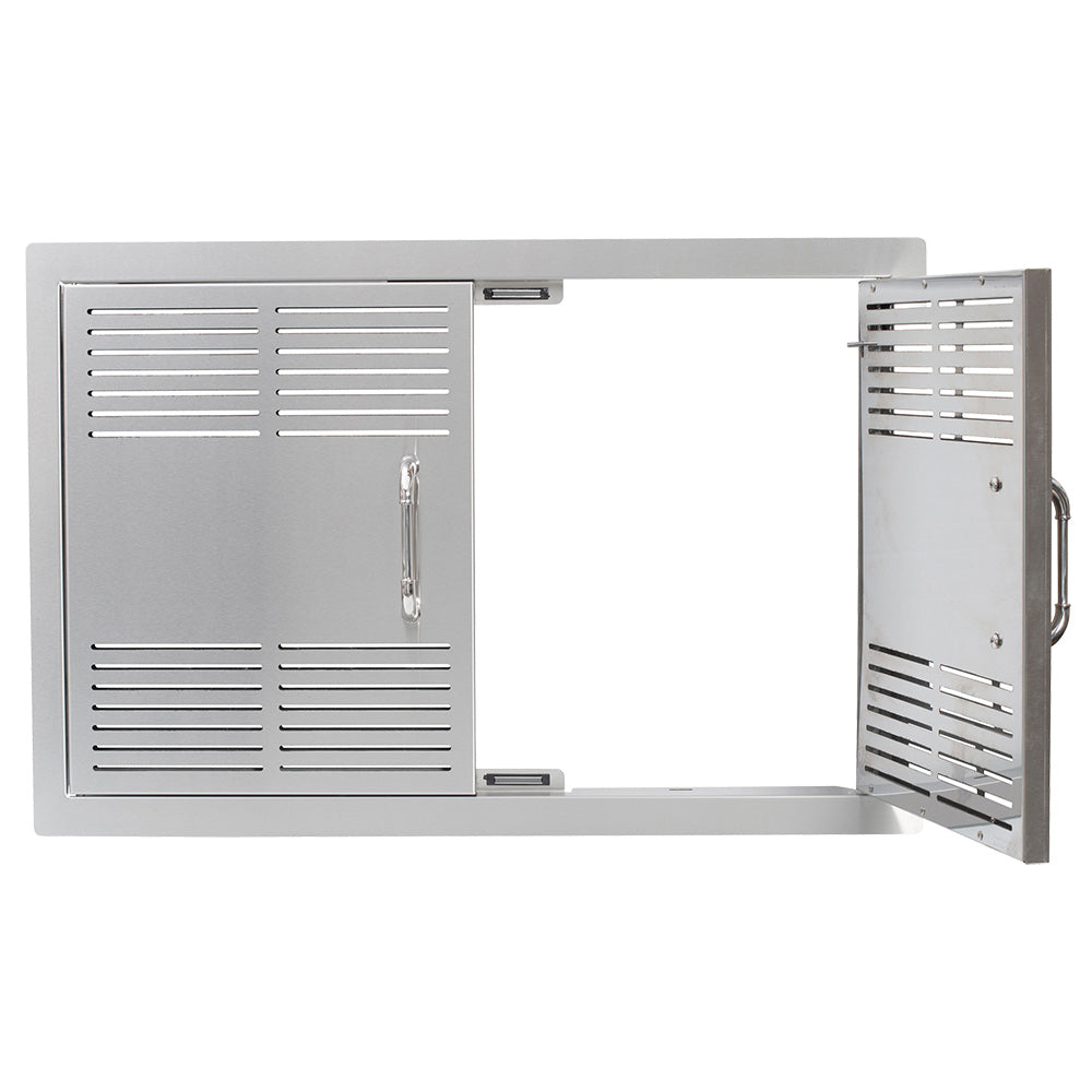Bull Dual Lined Vented Double Access Door, 30-Inch