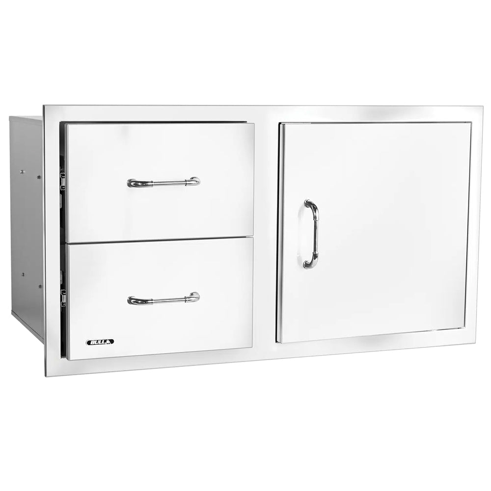 Bull Access Door with Two Drawer Combo, 38-Inch