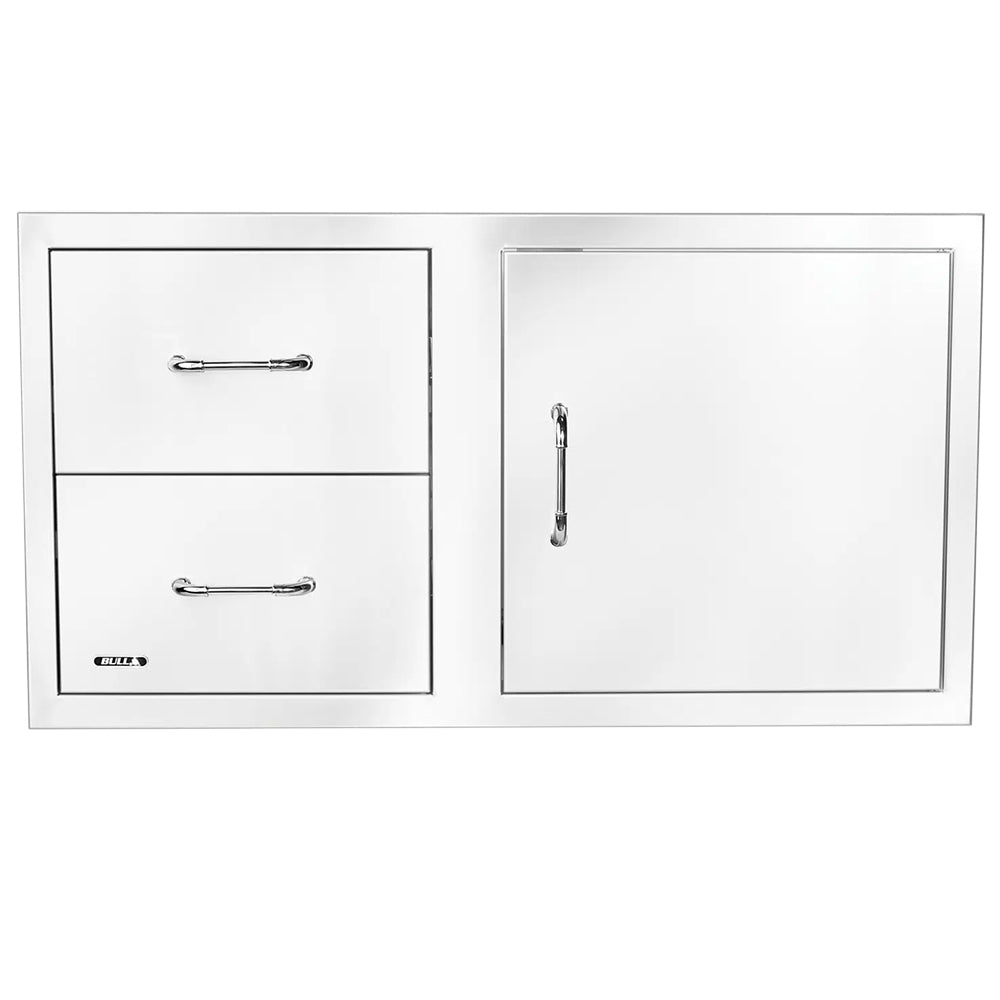 Bull Access Door with Two Drawer Combo, 38-Inch