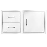 Bull Access Door with Two Drawer Combo, 38-Inch