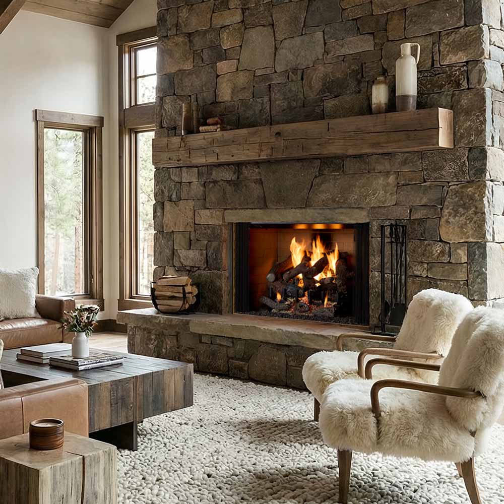 Majestic 36" Biltmore Radiant Wood Burning Fireplace