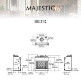 Majestic 42" Biltmore Radiant Wood Burning Fireplace