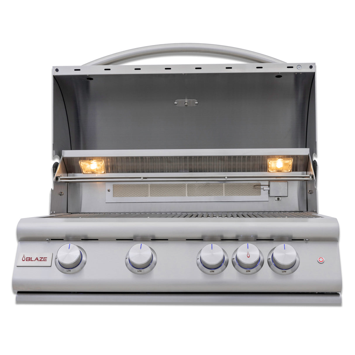 Blaze Premium LTE+ 32-Inch 4-Burner Gas Grill with Rear Burner and Built-in Lighting System- BLZ-4LTE3-LP/NG