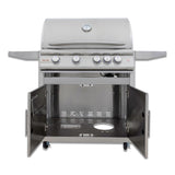 Blaze Premium LTE+ 32-Inch 4-Burner Gas Grill with Rear Burner and Built-in Lighting System- BLZ-4LTE3-LP/NG