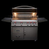 Blaze Professional LUX 44-Inch 4-Burner Gas Grill with Rear Infrared Burner - BLZ-4PRO-LP/NG