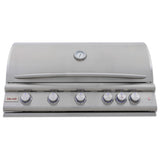 Blaze Premium LTE+ 40-Inch 5-Burner Gas Grill with Rear Burner and Built-in Lighting System - BLZ-5LTE3-LP/NG