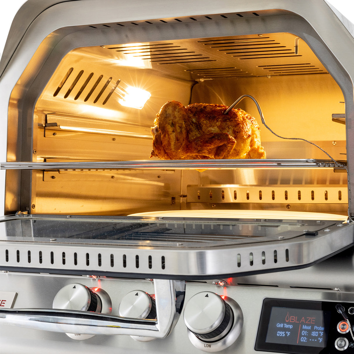 Blaze 26-Inch Gas Outdoor Oven With Rotisserie - BLZ-26-PZOVN-LP/NG