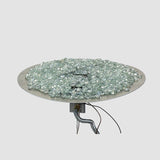 The Outdoor Greatroom Crystal Fire Plus Round Gas Burner Insert and Plate Kit - BP20RD-A