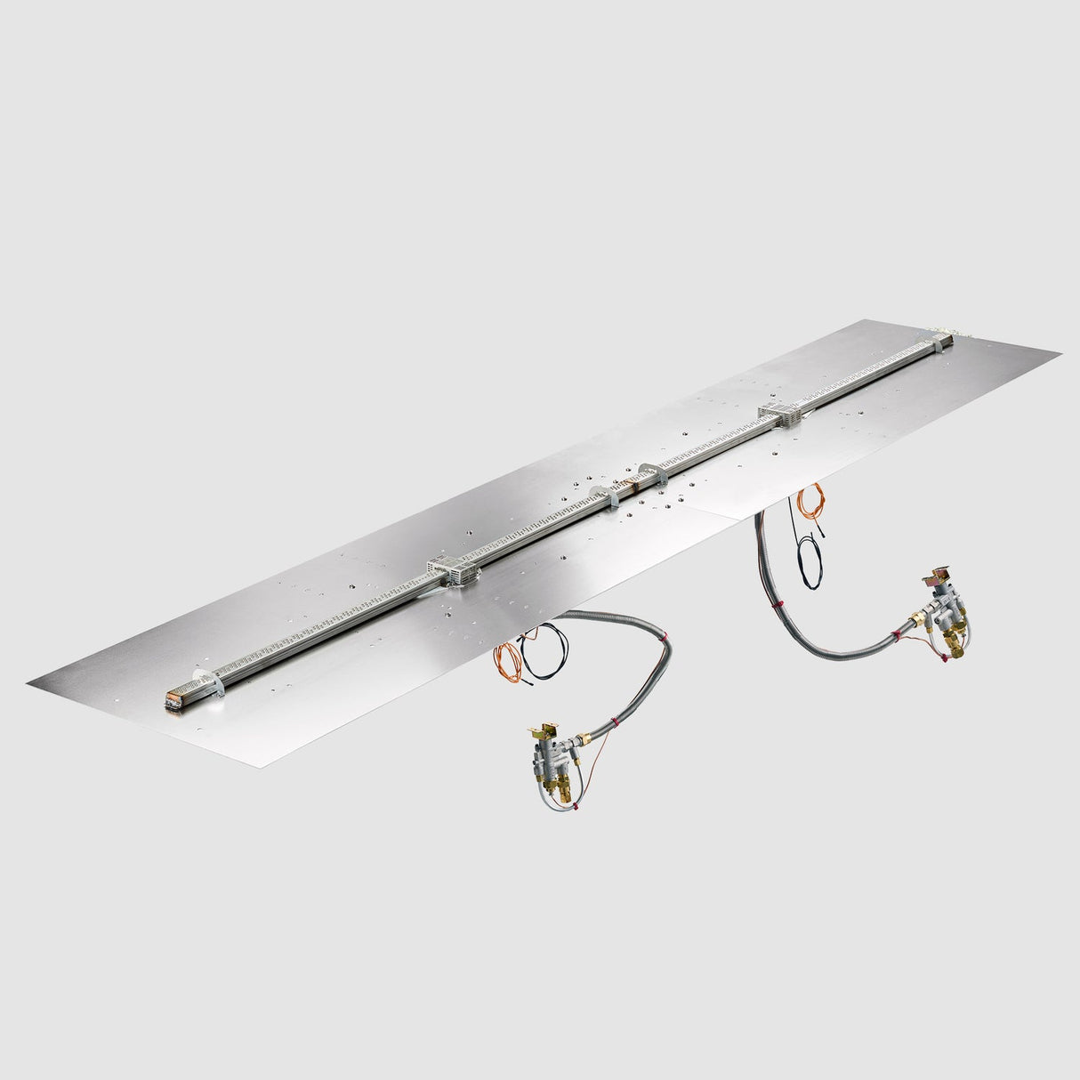 The Outdoor Greatroom Crystal Fire Plus Linear Gas Burner Insert and Plate Kit - BP2424-B