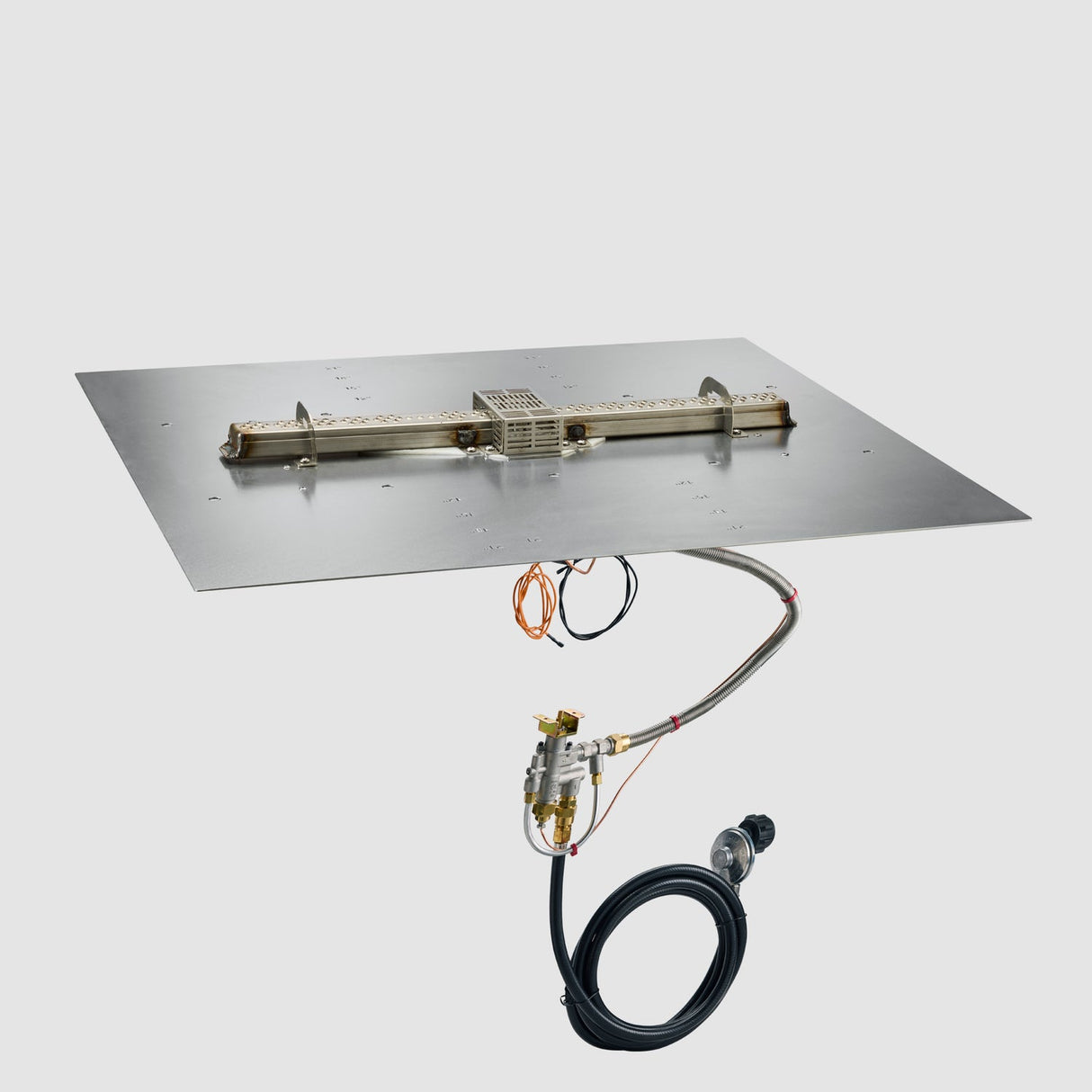 The Outdoor Greatroom Crystal Fire Plus Linear Gas Burner Insert and Plate Kit - BP2424-B