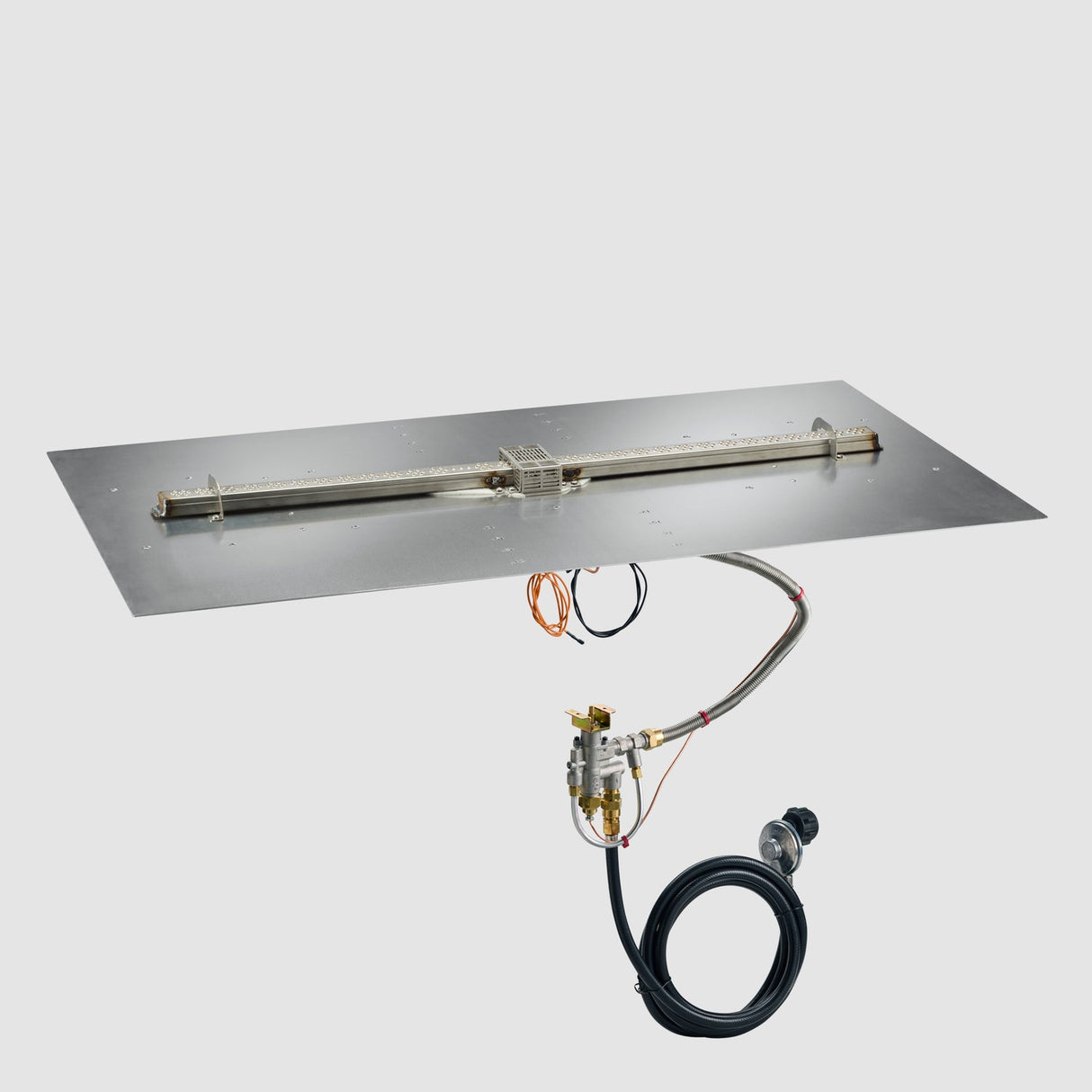 The Outdoor Greatroom Crystal Fire Plus Linear Gas Burner Insert and Plate Kit - BP2424-B