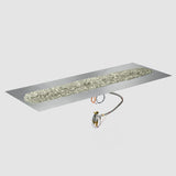 The Outdoor Greatroom Crystal Fire Plus Linear Gas Burner Insert and Plate Kit - BP2424-B