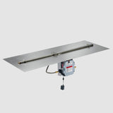 The Outdoor Greatroom Crystal Fire Plus Linear Gas Burner Insert and Plate Kit - BP2424-B