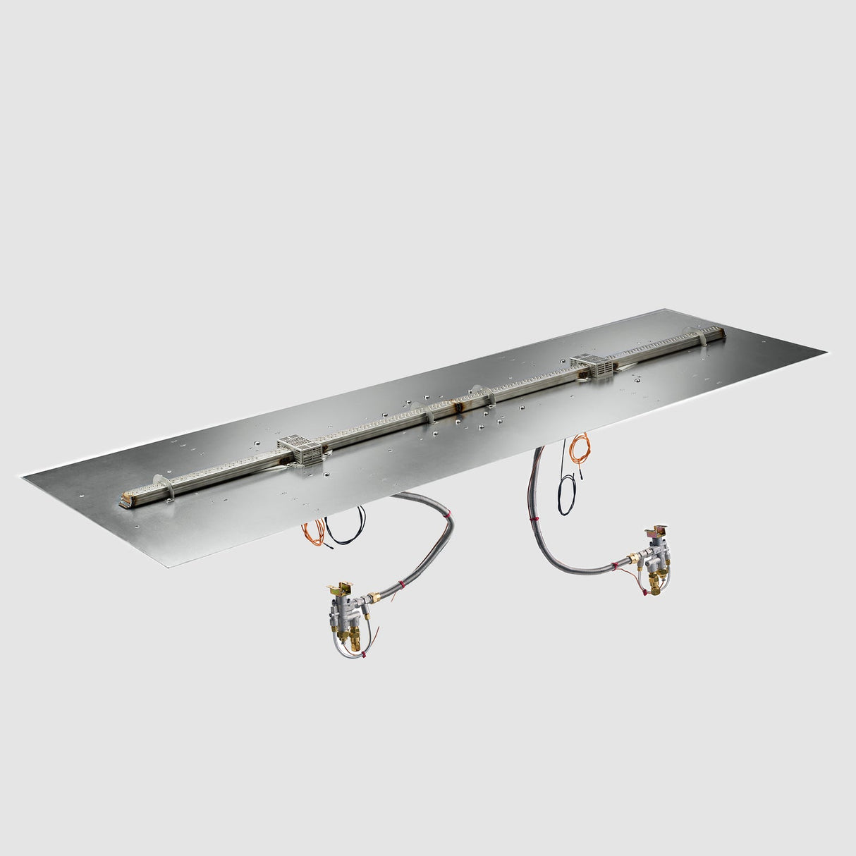 The Outdoor Greatroom Crystal Fire Plus Linear Gas Burner Insert and Plate Kit - BP2424-B