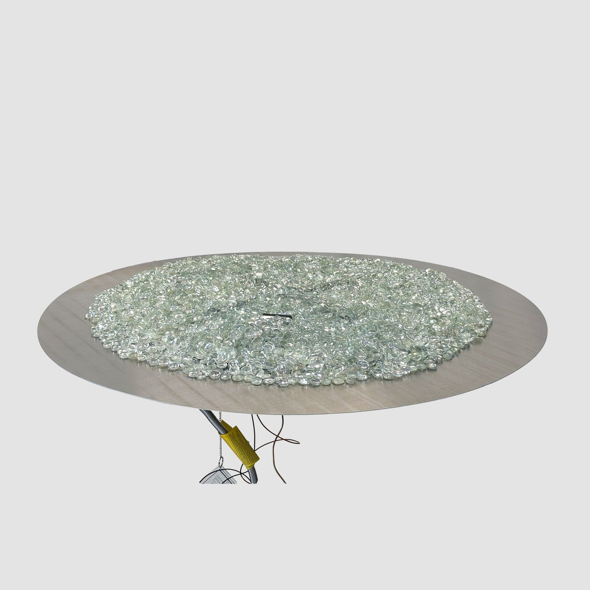 The Outdoor Greatroom Crystal Fire Plus Round Gas Burner Insert and Plate Kit - BP20RD-A