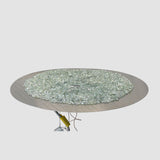 The Outdoor Greatroom Crystal Fire Plus Round Gas Burner Insert and Plate Kit - BP20RD-A