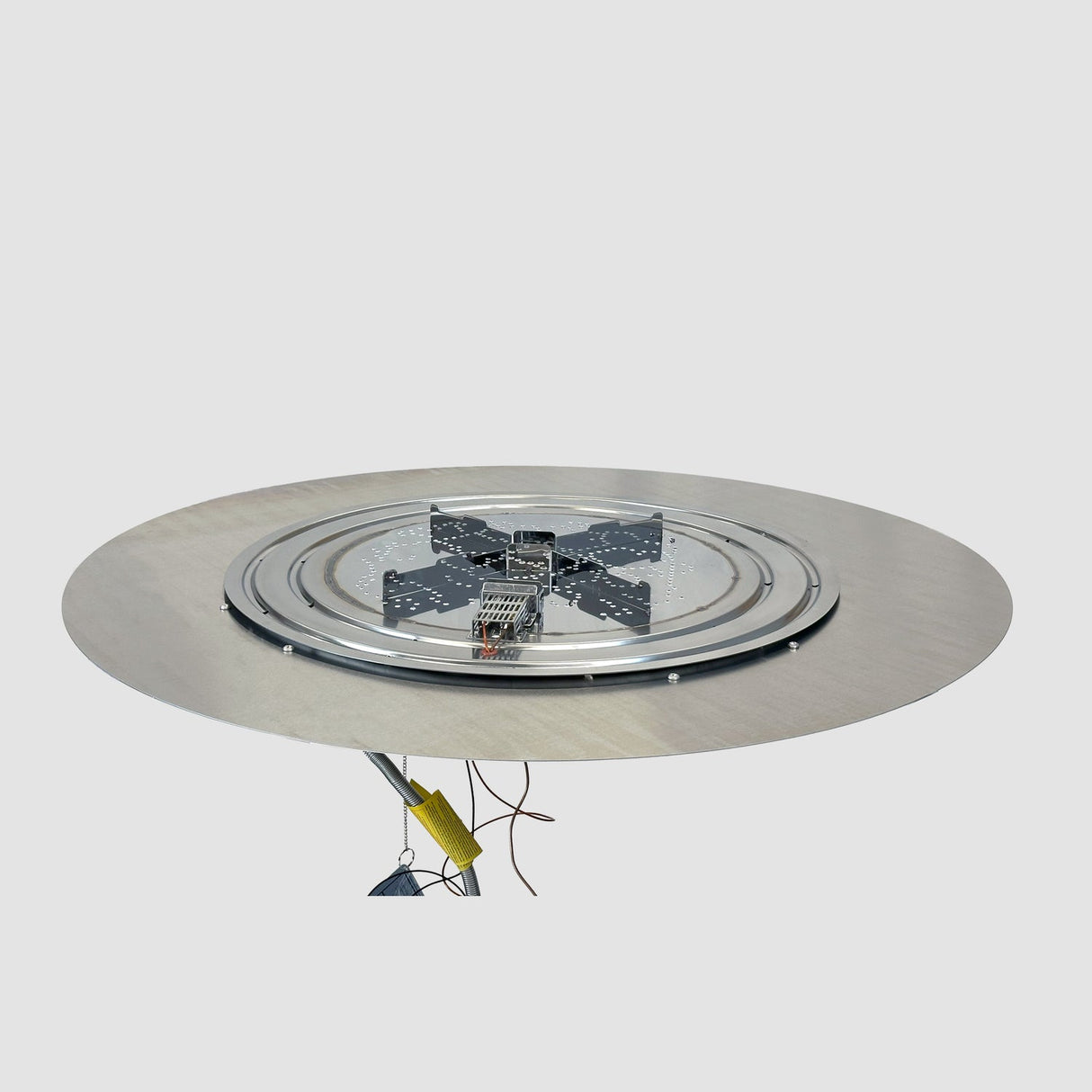 The Outdoor Greatroom Crystal Fire Plus Round Gas Burner Insert and Plate Kit - BP20RD-A