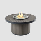The Outdoor Greatroom Kenwood and Brooks Round Chat Height Fire Pit Table - KW-20-19-K