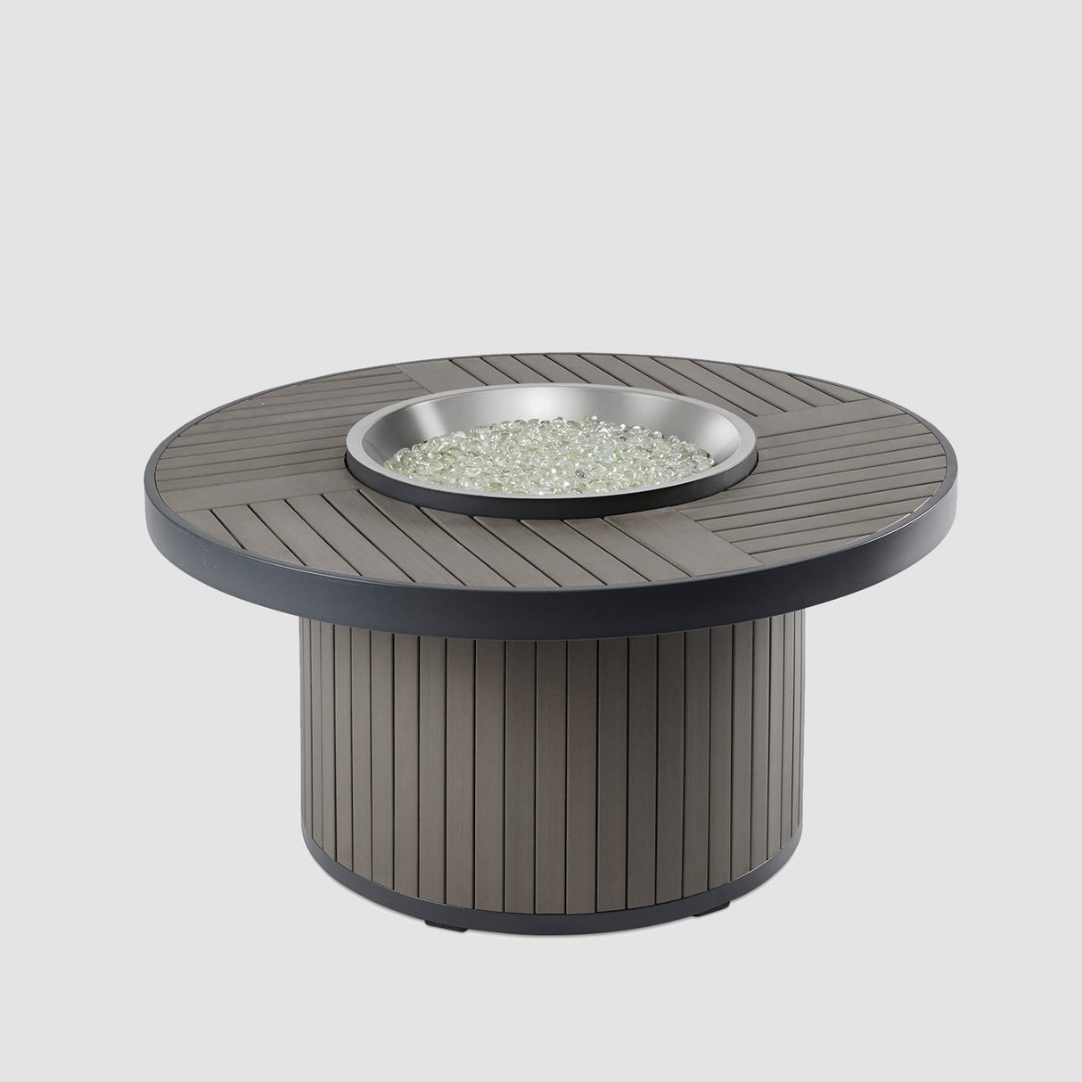 The Outdoor Greatroom Kenwood and Brooks Round Chat Height Fire Pit Table - KW-20-19-K
