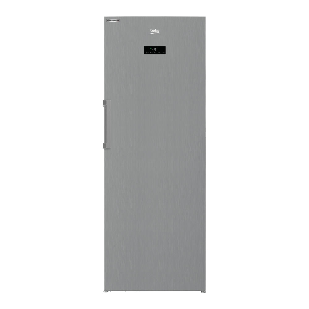 Beko 28" Freestanding Upright Freezer with 13.84 cu. ft. Capacity, Auto Ice Maker, Frost Free, in Fingerprint-free Stainless Steel